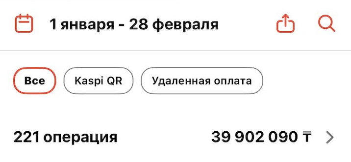 Февраль – 39 902 090 ₸